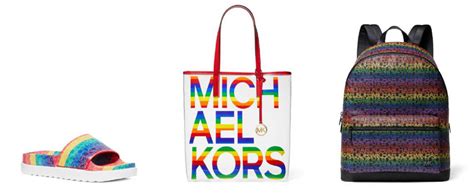 michael kors pride collection 2024|Michael Kors black rainbow bag.